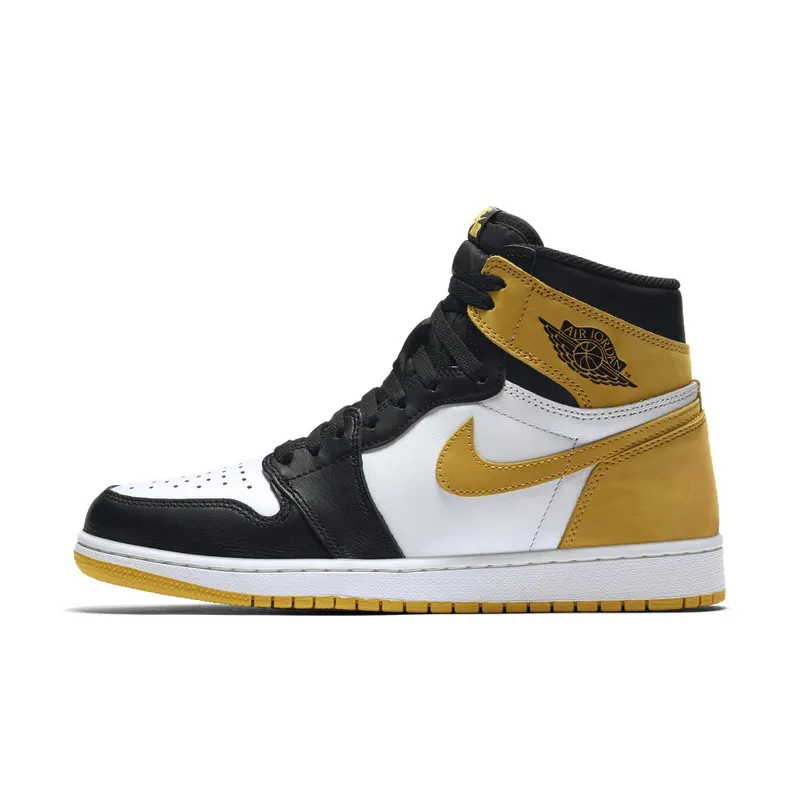 Air Jordan 1 Retro High OG Yellow Ochre "6 Rings" (2018) (555088-109)