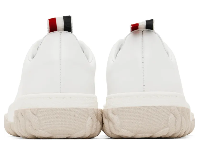 Thom Browne White Court Sneakers (FFD111A-05584) (4)