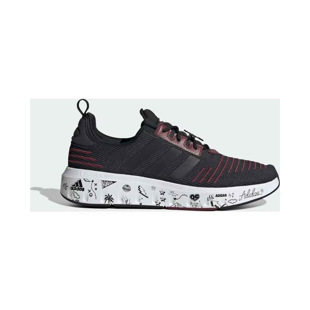 adidas Swift Run 23 Core Black / Core Black / Shadow Red (IG4701)