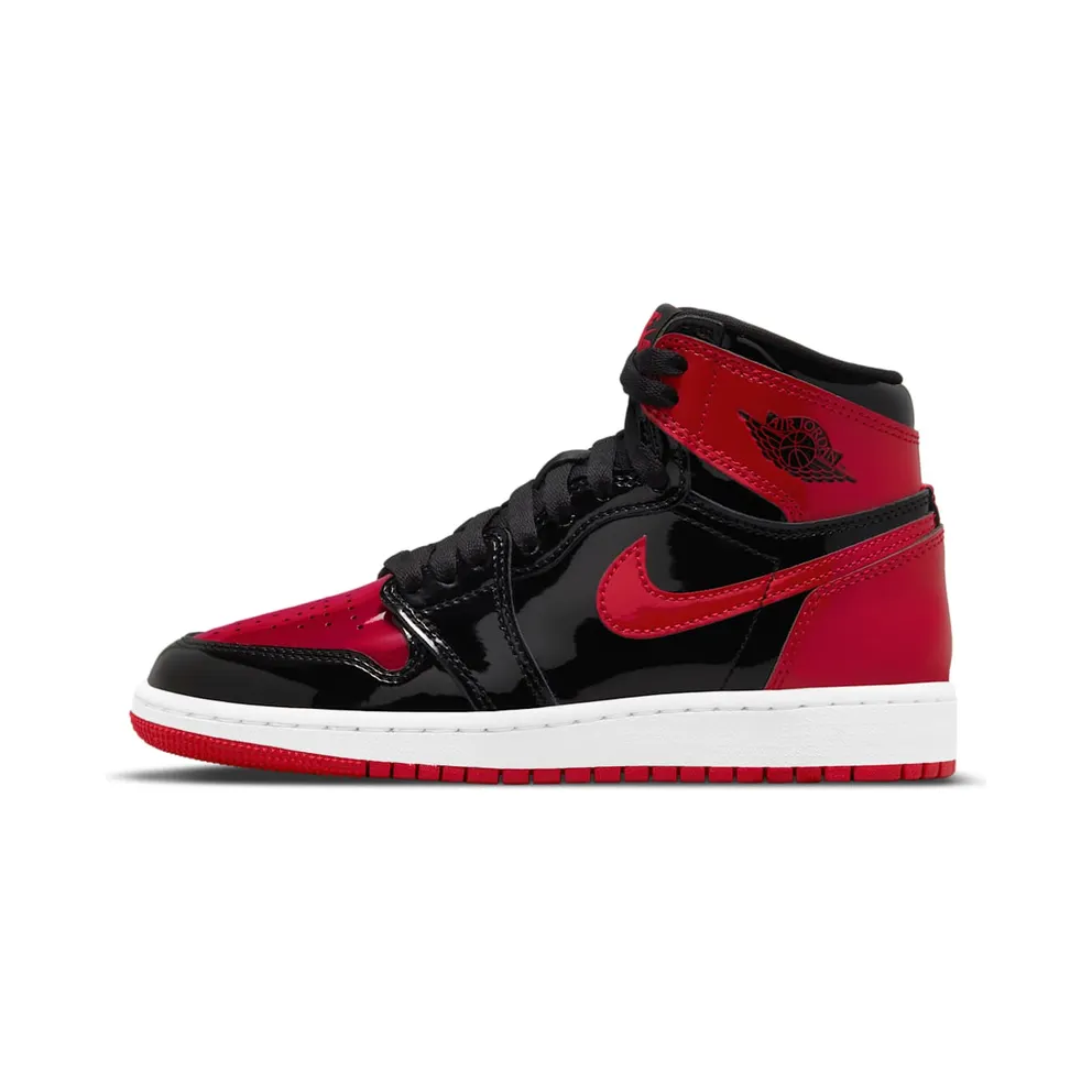 Air Jordan 1 RETRO HIGH OG GS PATENT BRED (575441-063)