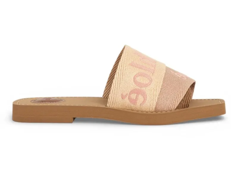 Chloe Woody Mule Pink Brown (CHC23U188EF25I)
