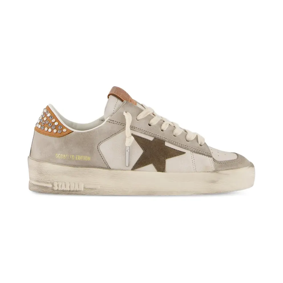 Golden Goose Leren with studs – Beige (GWF00667F007868)