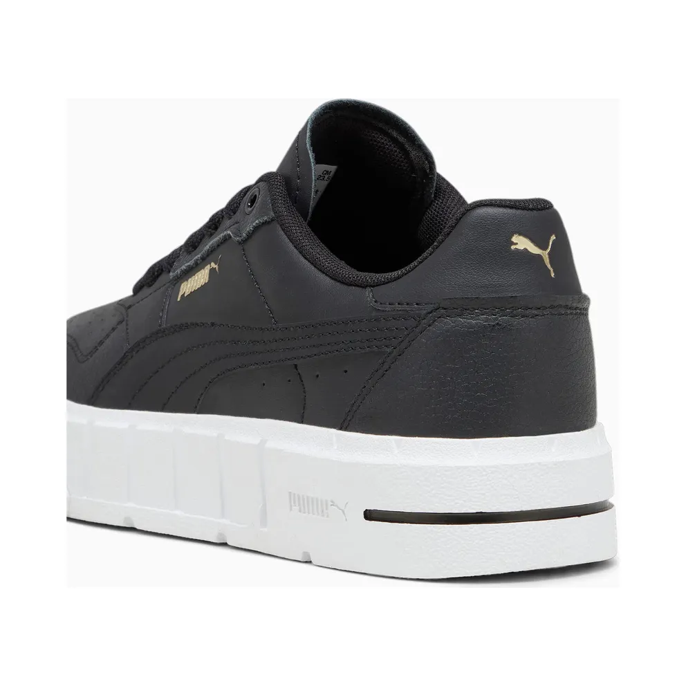 Puma Cali Court leren damessneakers White/Black (393802-04)