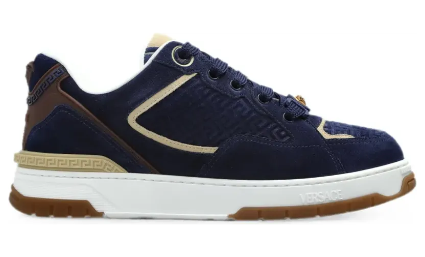 Versace Biggie Basket Sneakers aus Wildleder – Braun (10256551A18539)