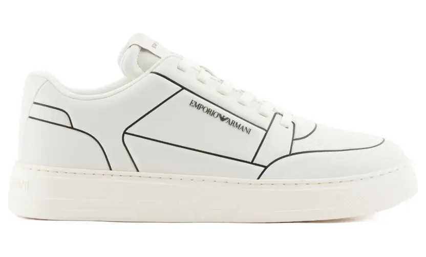 Emporio Armani Sneakers mit Logo – Weiß (EM002852AF18014)