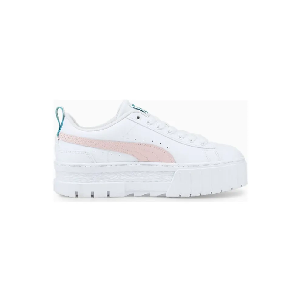 Puma Mayze Leather Jugend Weiß (384527-03)