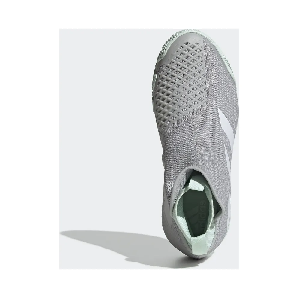 adidas Stycon Laceless Hard Court Grey Two Dash Green Grey Two/Cloud White/Dash Green (EG2211)