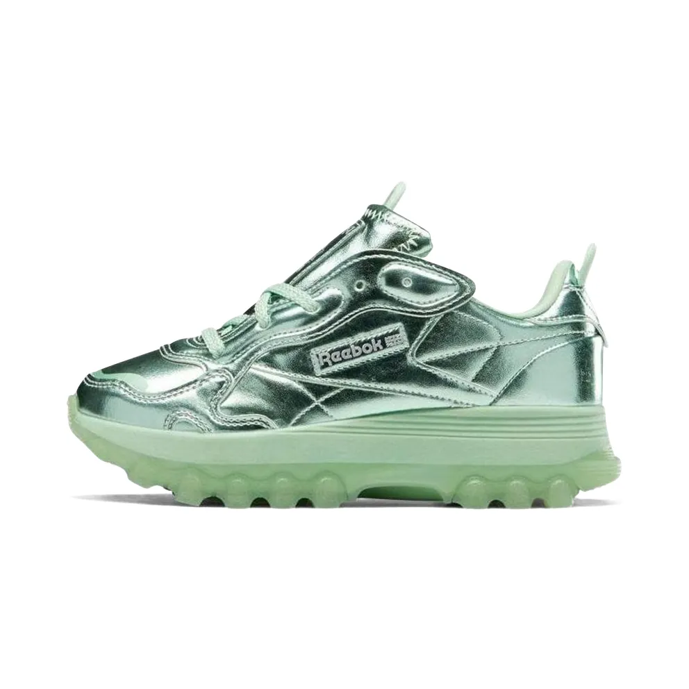 Reebok Cardi B Classic Leather Shoes Semi Pixel Mint / Semi Pixel Mint / Silver Metallic (HR0449)