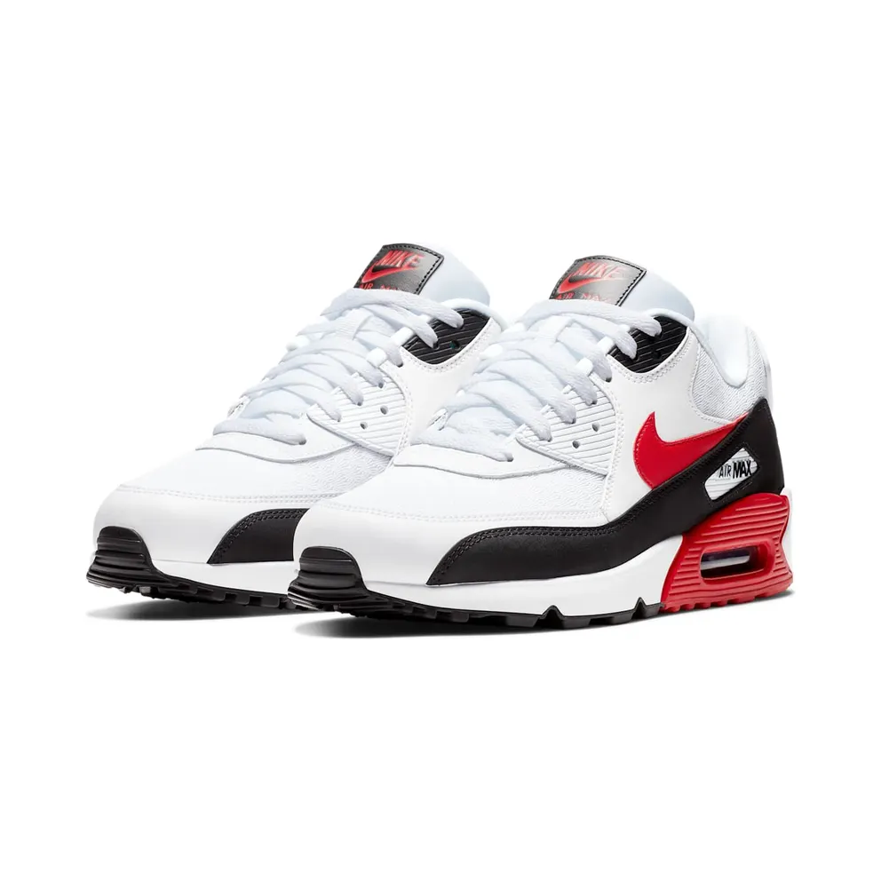 Nike Air Max 90 White University Red Black White/University Red-Black (BV2522-100)