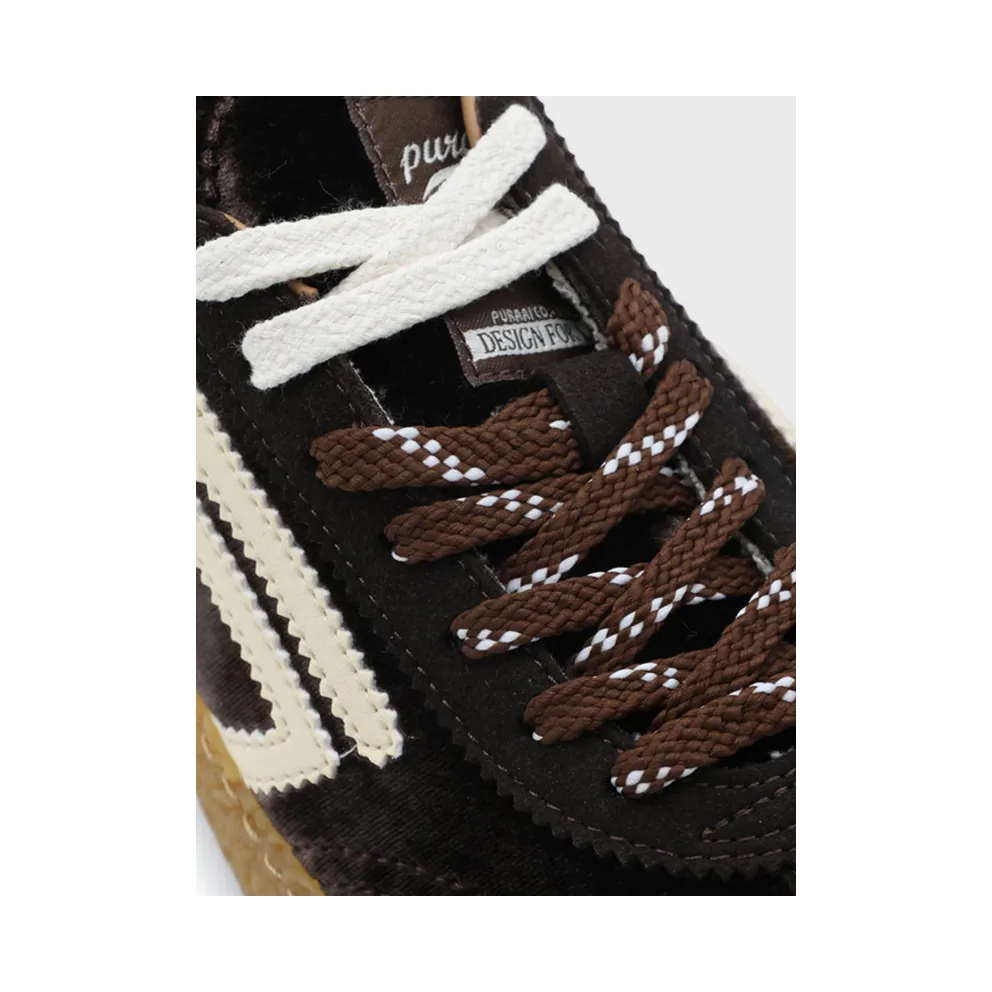 Puraai 6.01 XS in Vegan Leather and Recycled Microsuede Brown (PU601X025)