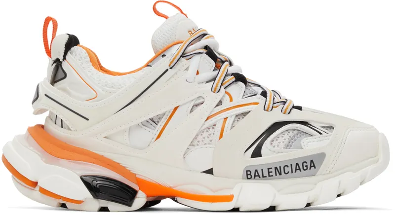 Balenciaga Orange & White Track (542436 W1GB1)