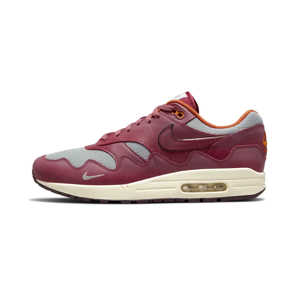 Nike x Patta Air Max 1 Waves Rush Maroon (DO9549-001)