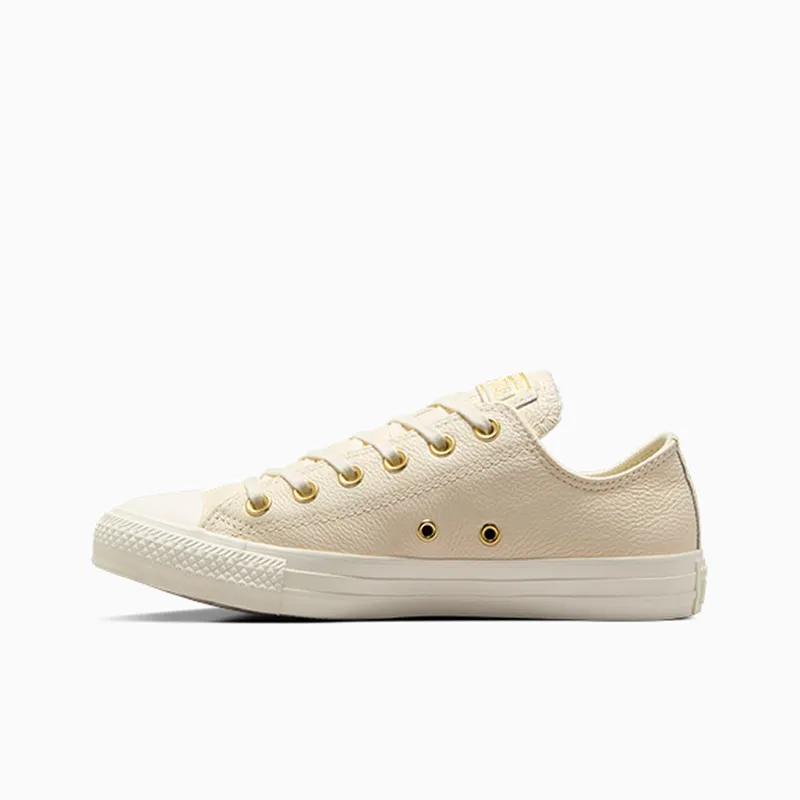 Converse Chuck Taylor All Star Mono Leather Egret/Egret/Gold (A13814C)