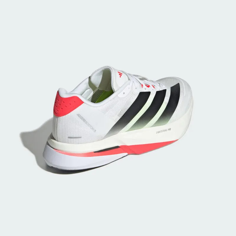 Adidas Adizero Boston 13 Cloud White / Core Black / Lucid Red (JS4932)