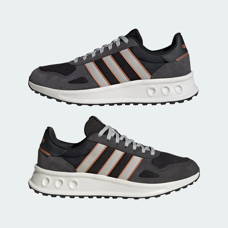 adidas Run 84 Black Grey Dusky Orange (JR7476)