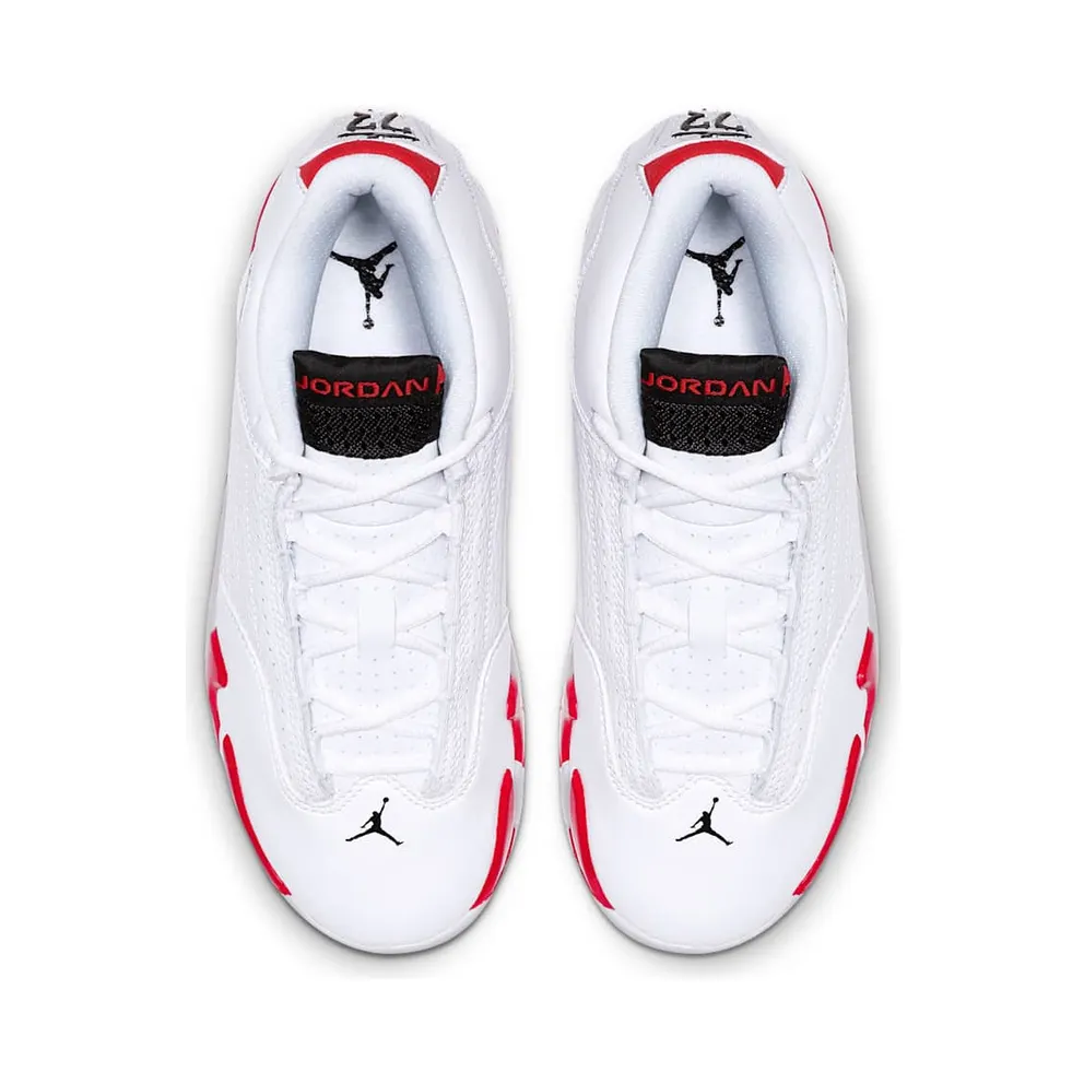 Jordan 14 Retro Rip Hamilton (PS) White/Black-Varsity Red-Metallic Silver (312092-100)