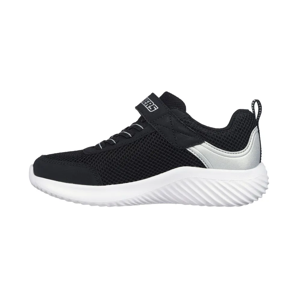 Skechers Bounder-Tech Black/Silver (403748LBKSL)