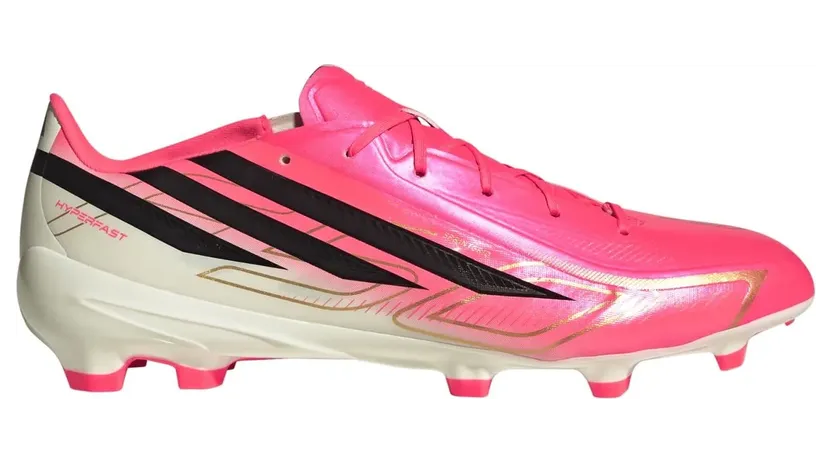 Adidas F50 Hyperfast League FG Nockenschuhe, rosa, Größe 45 ⅓ (IH9346)