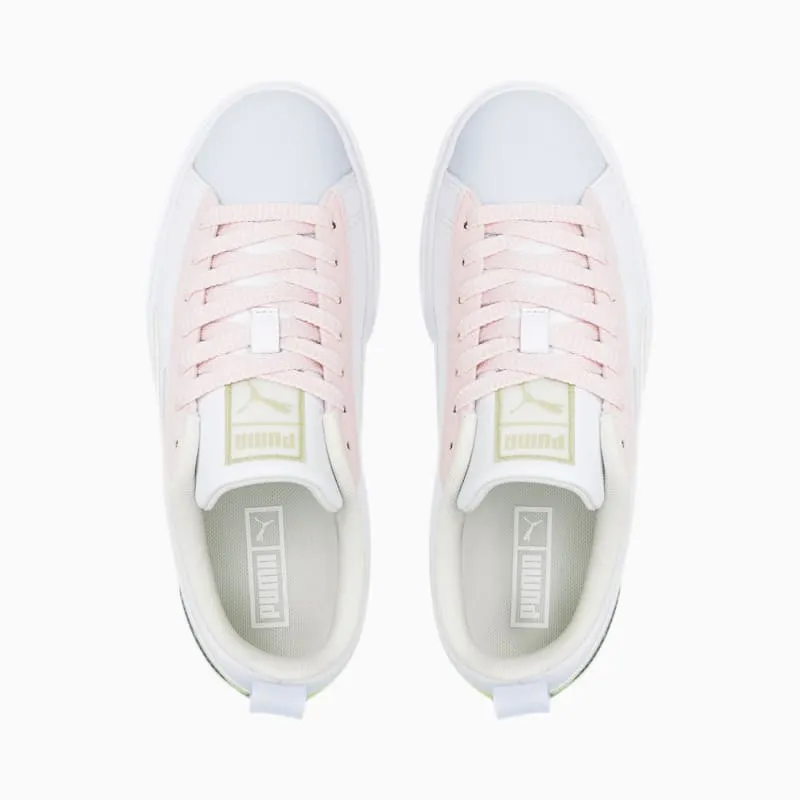 PUMA Mayze Leather Women’ White/Arctic Ice (385591-02)