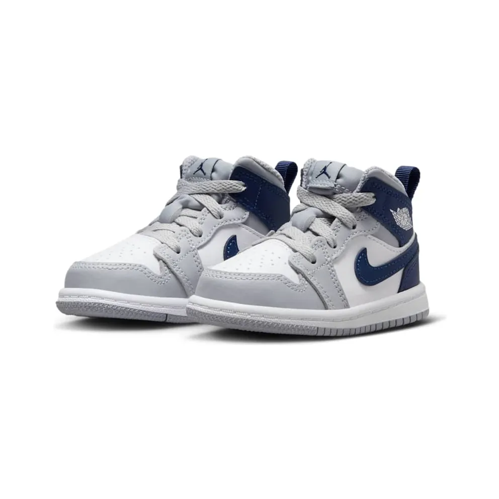 Jordan 1 Mid TD “Wolf Grey Midnight Navy” (DQ8425-104)