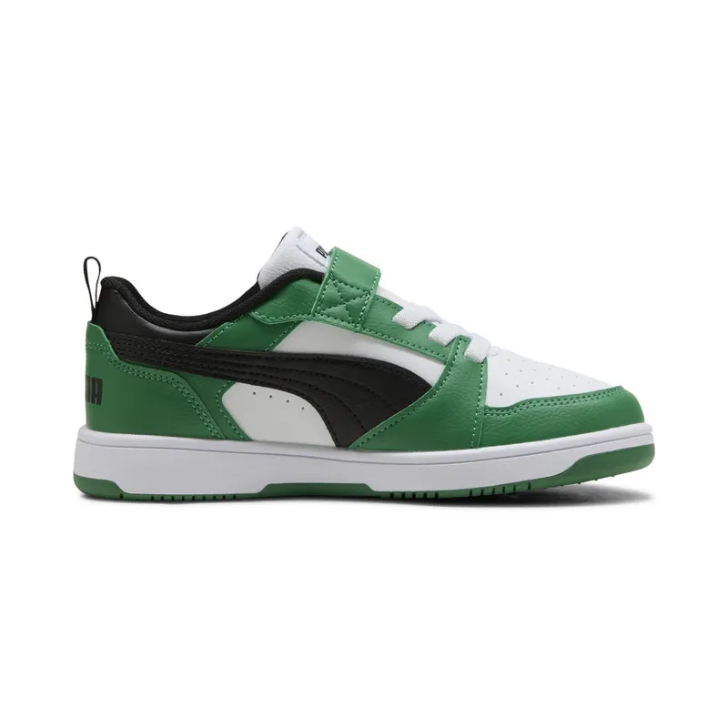 Puma Rebound V6 Lo “Puma White / Puma Black / Archive Green” (397419_05)