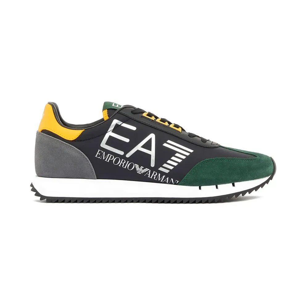 Ea7 Emporio Armani sneaker Black / Cilantro / Smoke (7X000541AF18609MZ5777)