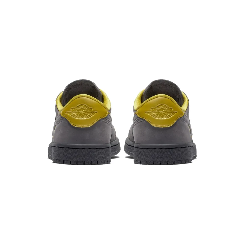 Jordan 1 Retro Low Thunder Grey (W) Thunder Grey/Bright Citron-White (AQ0828-017)