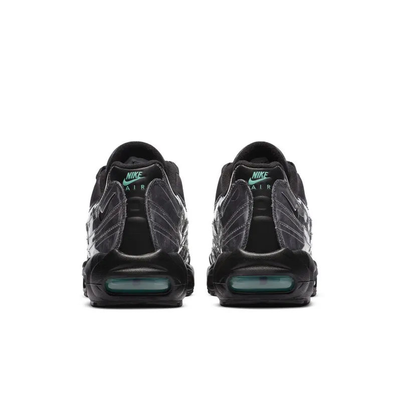 Nike Air Max 95 ‘Black Aurora Green’ Black/Black/Aurora Green/Smoke Grey (DA7735-001)