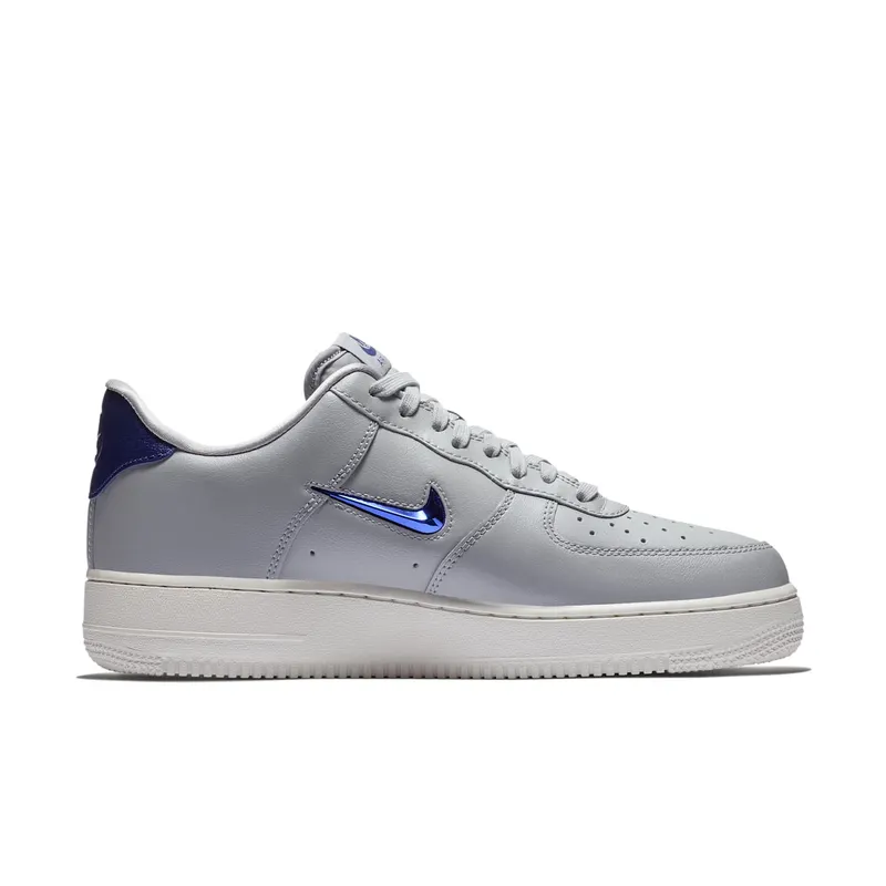 Nike Air Force 1 Low Jewel Wolf Grey Royal Blue Wolf Grey/Deep Royal Blue-Summit White (AJ9507-002)