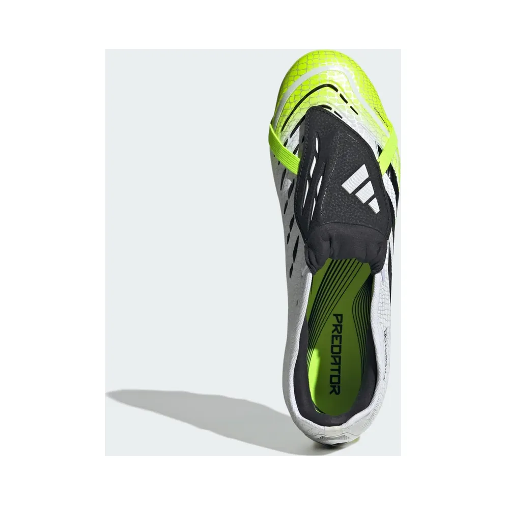 adidas Predator Pro Fold-Over Tongue MG Cloud White Core Black Lucid Lemon (JS4074)