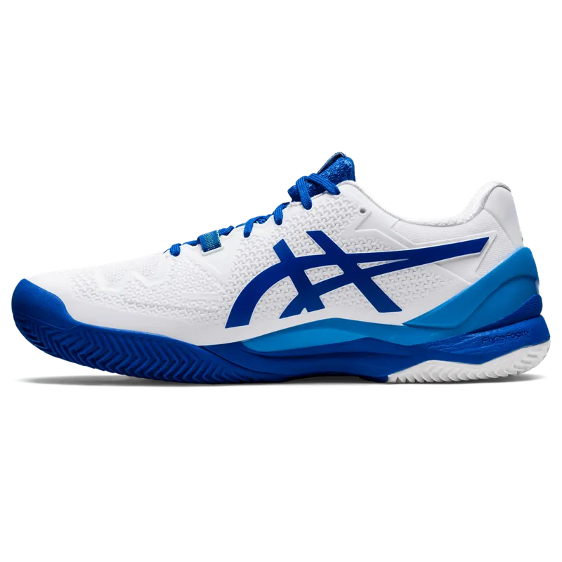 Asics GEL-RESOLUTION 8 CLAY White/Tuna Blue (1041A346.960)