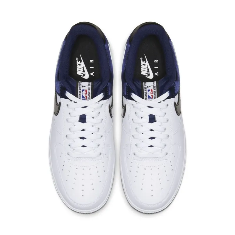 Nike Air Force 1 ’07 LV8 Midnight Navy Satin Midnight Navy/White/Black (BQ4420-400)