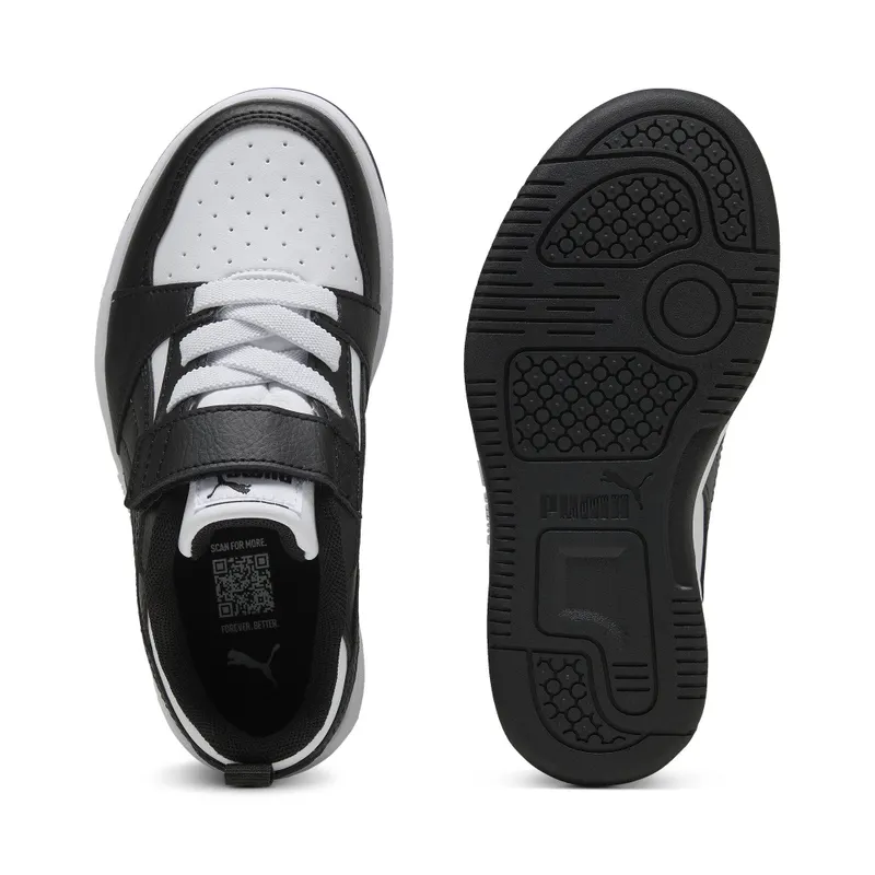 Puma Rebound V6 Lo “Puma White / Puma Black” (397419_01)