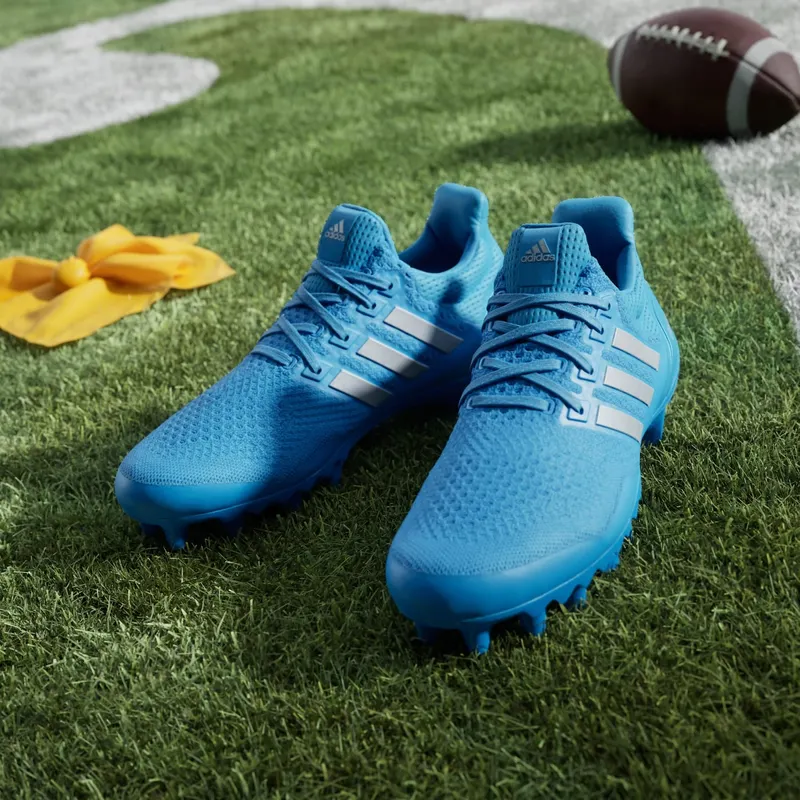 adidas Ultra Boost Football Cleats Solar Blue Silver Metallic (JP7412)