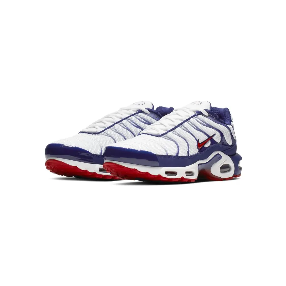 Nike Air Max Plus White Red Blue White/Gym Red (CJ9928-100)