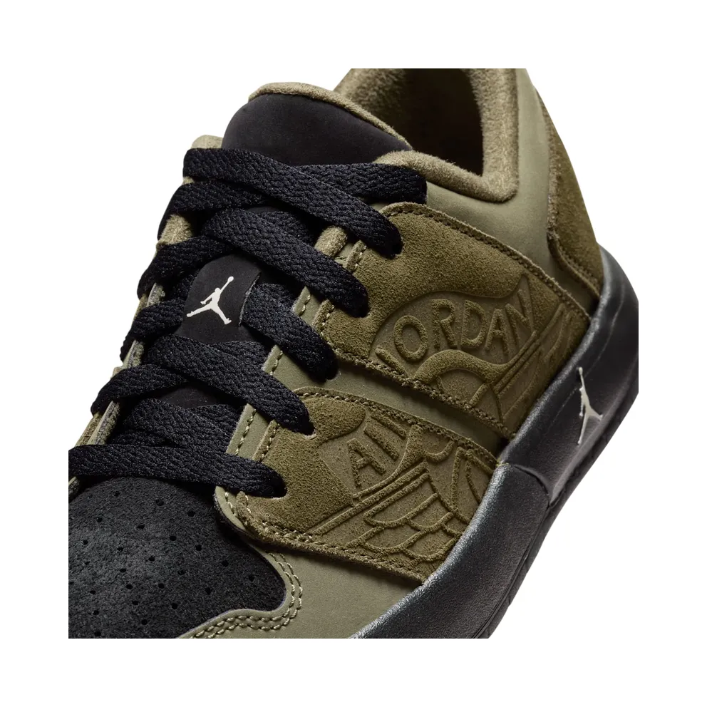 Jordan Nu Retro 1 Low Medium Olive Light Bone Anthracite Black (FB4412-200)