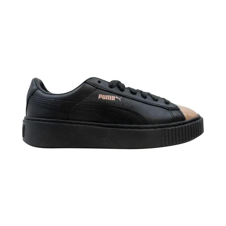 Puma Basket Platform Metallic Puma Black Rose Gold (W)