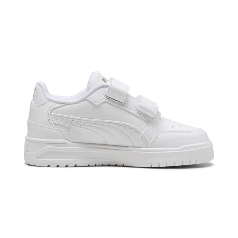 Puma Shuffle Downtown “Puma White / Puma White / Puma Gold” (403740_01)