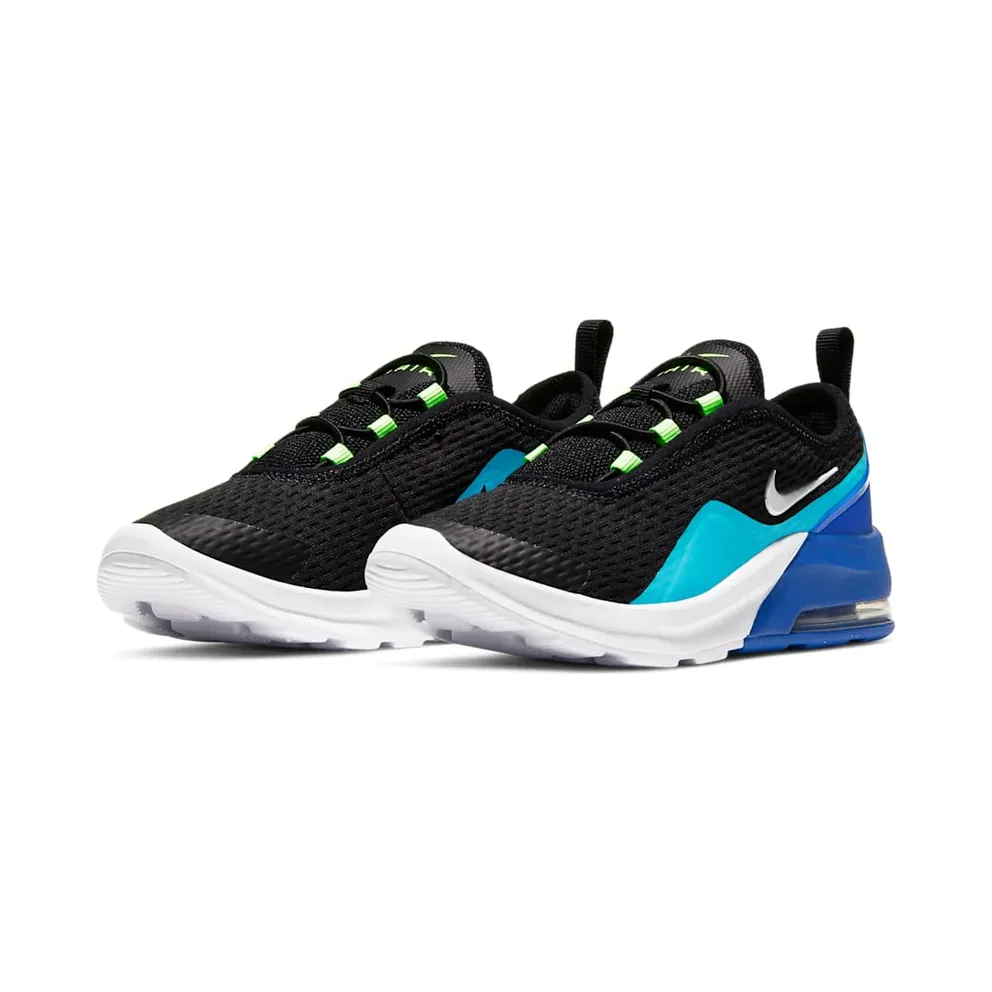 Nike Air Max Motion 2 Black Hyper Blue (PS) Black/Hyper Blue/Oracle Aqua (AQ2743-016)