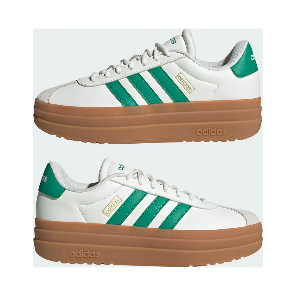 Adidas VL Court Bold Core White / Court Green / Gold Metallic (JQ7832)