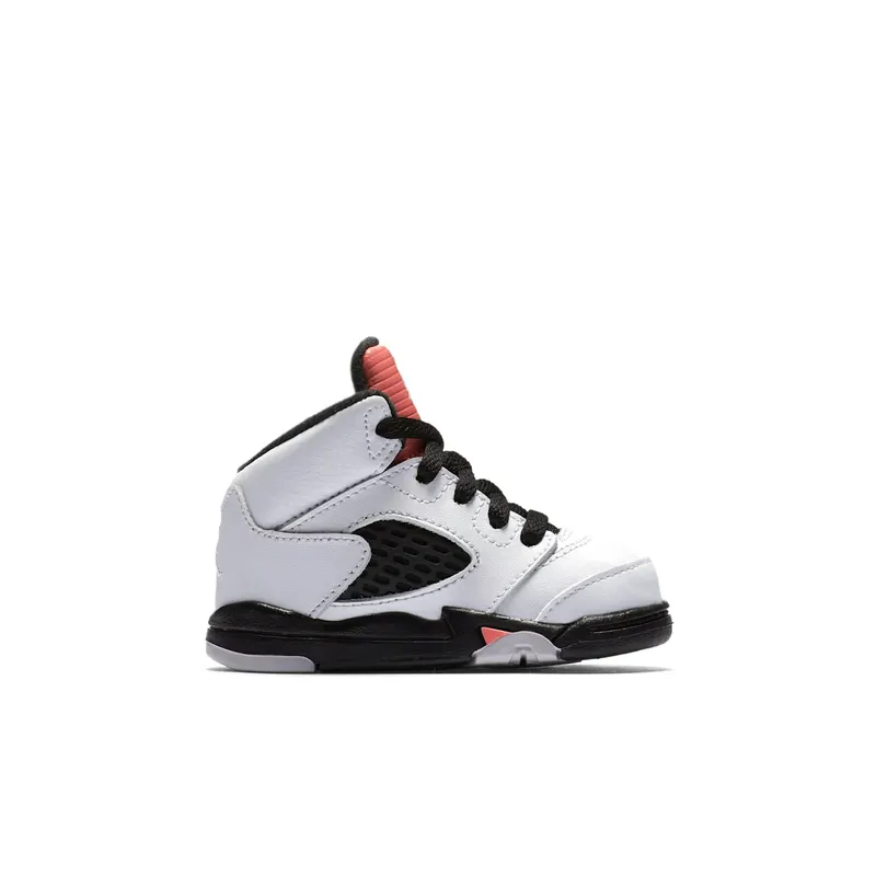 Jordan 5 Retro Sunblush (TD) White/White-Sunblush-Black (725172-115)