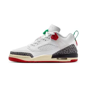 Air Jordan Spizike Low GS Do The Right Thing “White / Coconut Milk / Black / Varsity Red” (FQ3950-109)