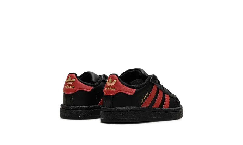 Adidas Superstar I TD “Black Scarlet Gold” (BW0750)