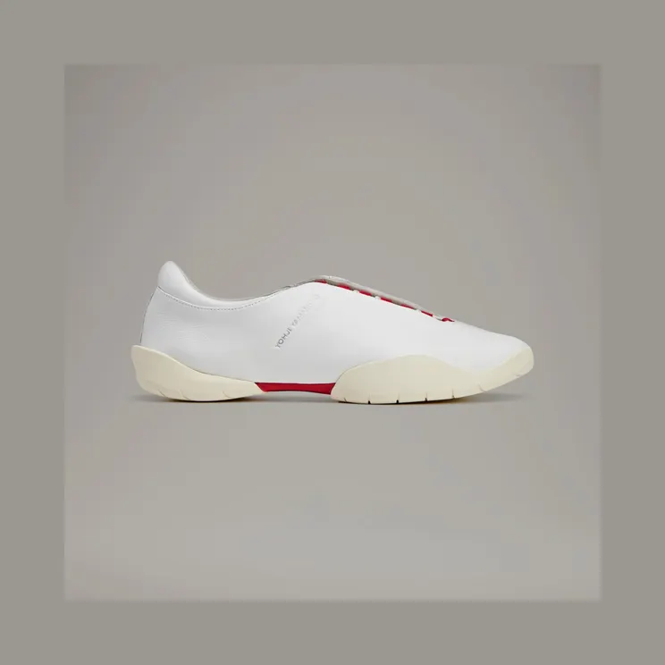 Adidas Y-3 Regu Mary Jane Core White / Cream White / Better Scarlet (JS1114)