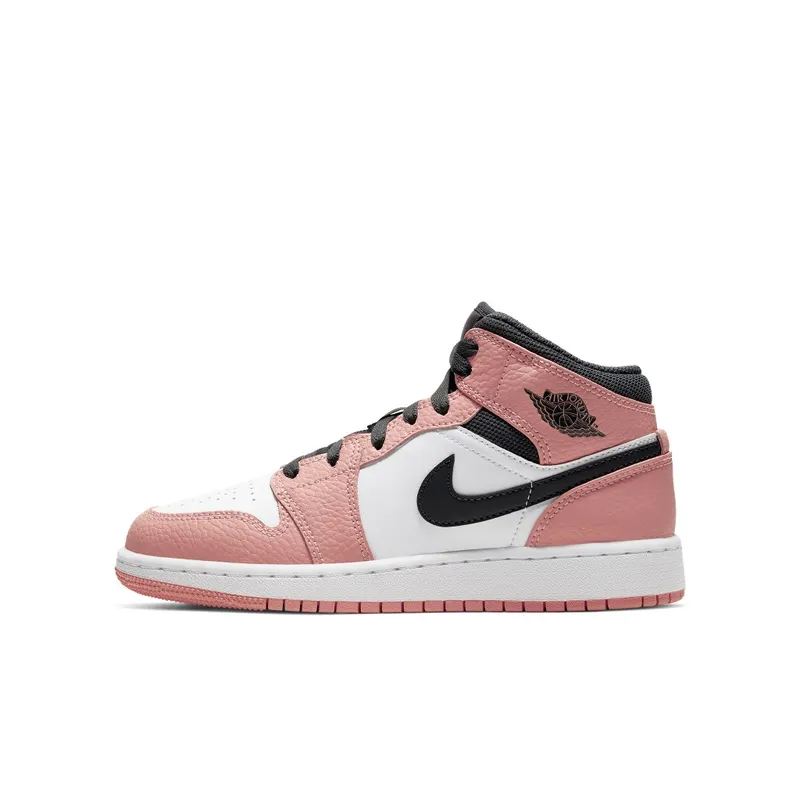 Air Jordan 1 Mid Pink Quartz (GS) (2020) (555112-603)