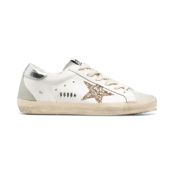 Golden Goose Super-Star leren “White” (GWF00102F004664)