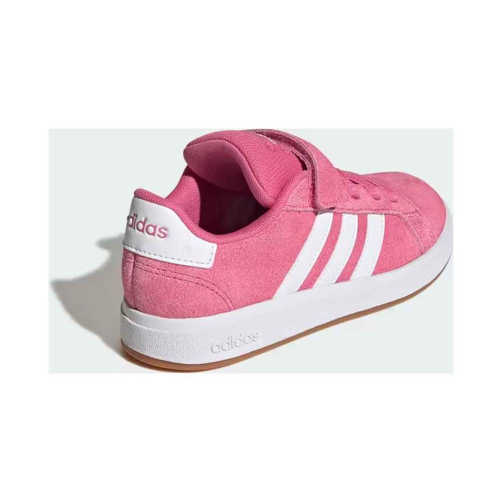 adidas Grand Court 00s Shoes Kids “Pink Fusion / Cloud White / Gum” (JP9350)