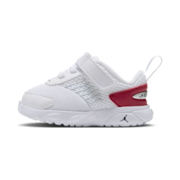 Nike Jordan Trunner Flow Infant “White / Gym Red / Metallic Silver / Black” (IQ7704-101)
