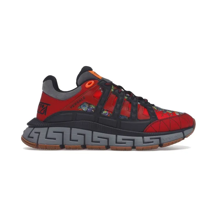 Versace Trigreca Red Black Grey