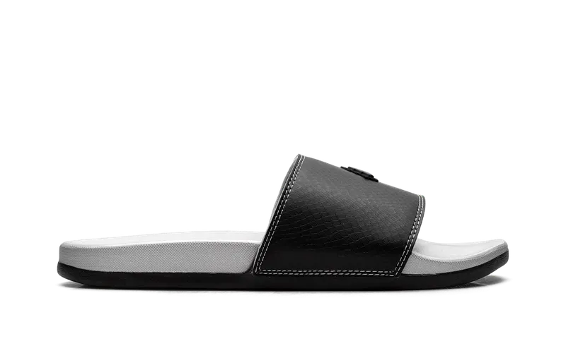Adidas Adilette Comfort Slides “Core Black Silver Metallic” (JQ2254)